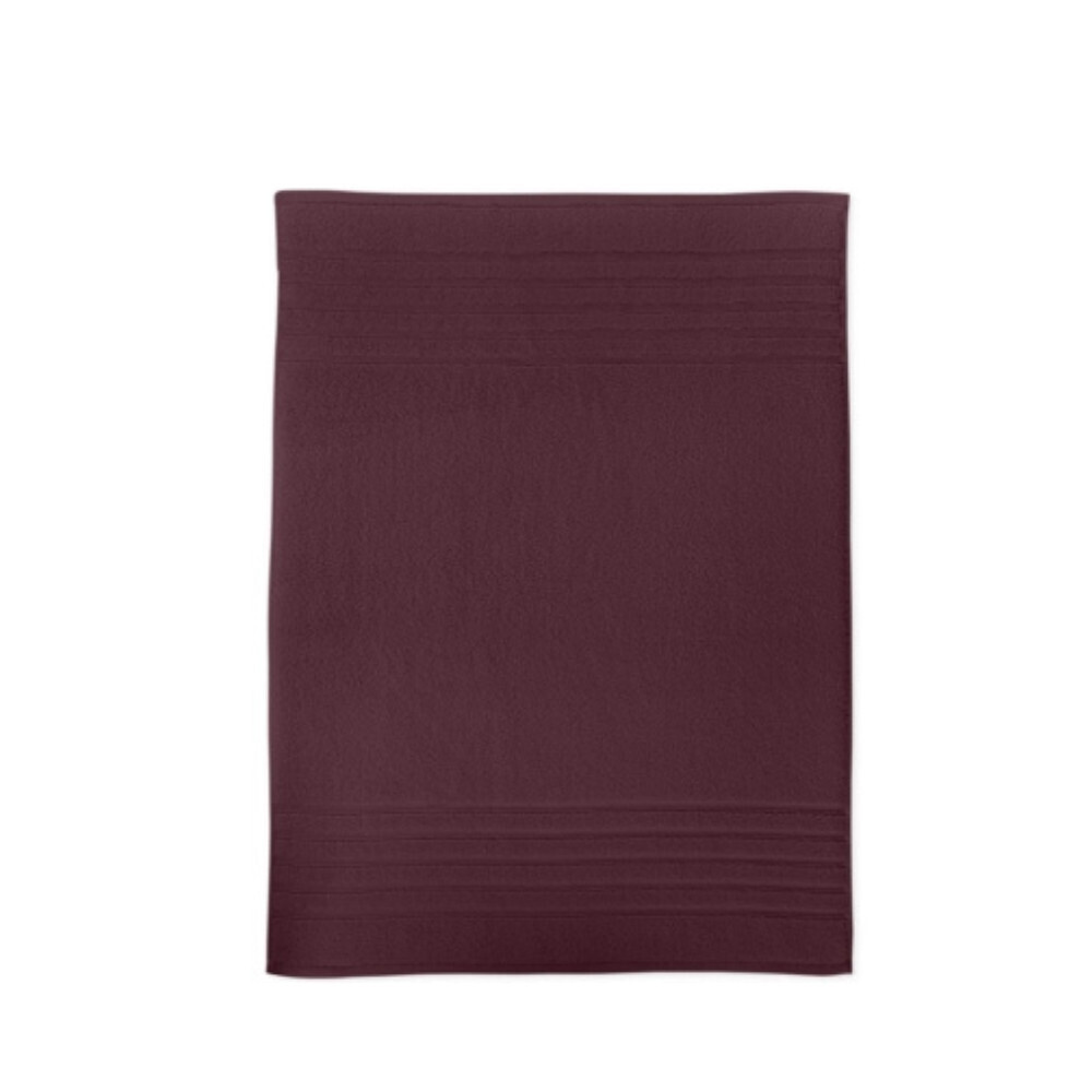 Hotel Collection Ultimate MicroCotton Tub Mat Unisex 26X34 Bordeaux Wine BED39